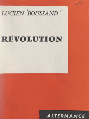 cover image of Révolution